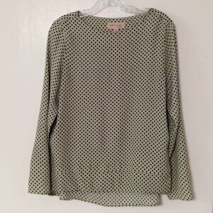 Philosophy Republic Clothing Polka Dot Rayon Blouse, Size S